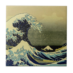 Die große Welle vor Kanagawa Fliese