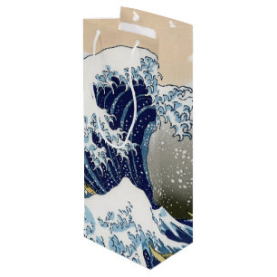 Die große Welle vor Kanagawa Geschenktüte Für Weinflaschen