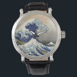 Die große Welle vor Kanagawa Hokusai Armbanduhr<br><div class="desc">Die große Welle von Hokusai vor Kanagawa. Schönes Meisterwerk einer Großen Welle, eines der berühmtesten Kunstwerke der ganzen Zeit. Erhältlich auf vielen hochwertigen Geschenkideen und künstlerischen Bekleidung.</div>