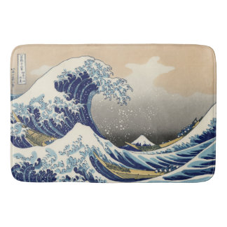 Die große Welle vor Kanagawa Hokusai Badematte