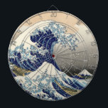 Die große Welle vor Kanagawa Hokusai Dartscheibe<br><div class="desc">Die große Welle von Hokusai vor Kanagawa. Schönes Meisterwerk einer Großen Welle,  eines der berühmtesten Kunstwerke der ganzen Zeit. Erhältlich auf vielen hochwertigen Geschenkideen und künstlerischen Bekleidung.</div>