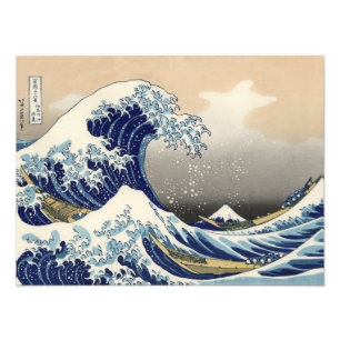 Die große Welle vor Kanagawa Hokusai Fotodruck