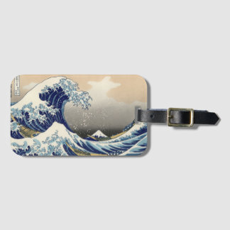 Die große Welle vor Kanagawa Hokusai Gepäckanhänger