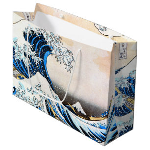 Die große Welle vor Kanagawa, Hokusai Geschenktüte
