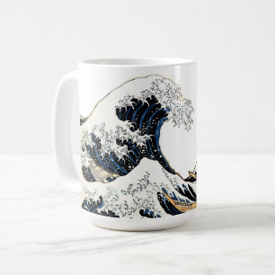 Die große Welle vor Kanagawa Hokusai, japanische K Kaffeetasse