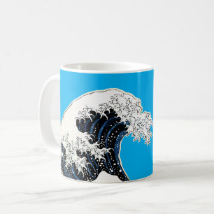 Die große Welle vor Kanagawa Hokusai, japanische K Kaffeetasse