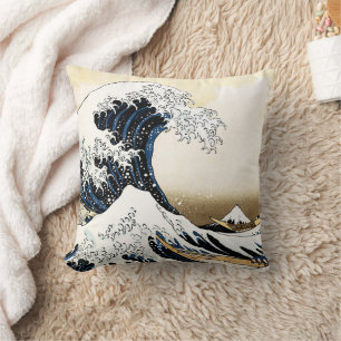Die große Welle vor Kanagawa Hokusai, japanische K Kissen