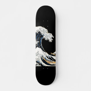 Die große Welle vor Kanagawa Hokusai, japanische K Skateboard