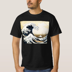 Die große Welle vor Kanagawa Hokusai, japanische K T-Shirt