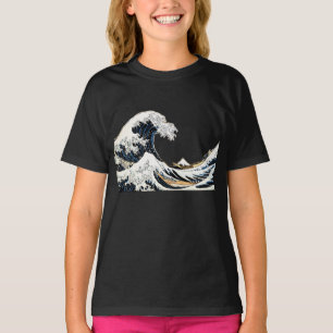 Die große Welle vor Kanagawa Hokusai, japanische K T-Shirt