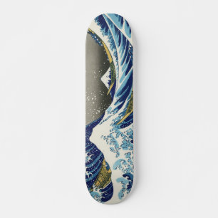 Die große Welle vor Kanagawa Hokusai Katsushika Skateboard