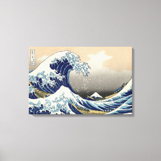Die große Welle vor Kanagawa, Hokusai Leinwanddruck