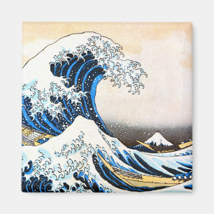 Die große Welle vor Kanagawa, Hokusai Magnet