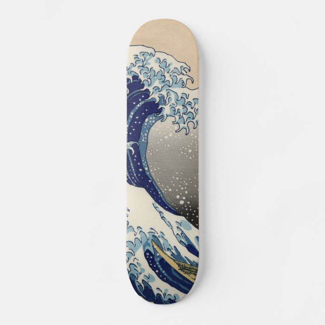 Die große Welle vor Kanagawa Hokusai Skateboard (Vorderseite)