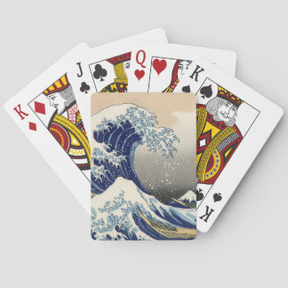 Die große Welle vor Kanagawa Hokusai Spielkarten