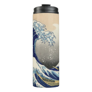 Die große Welle vor Kanagawa Hokusai Thermosbecher
