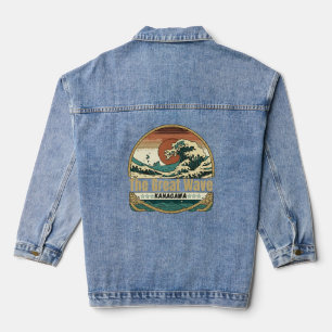 Die große Welle vor Kanagawa Jeansjacke