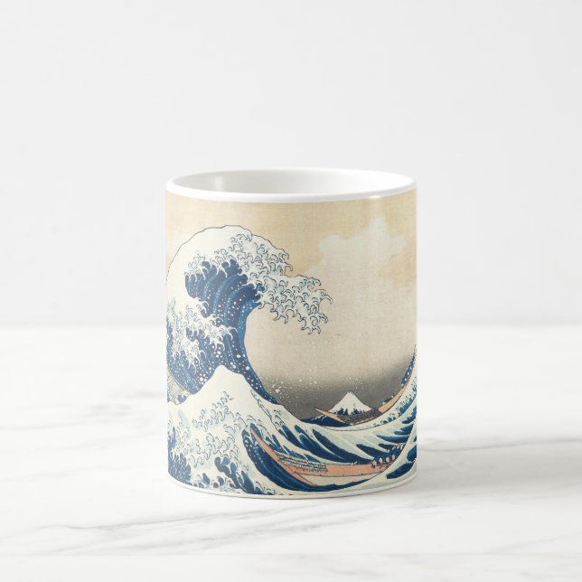 Die große Welle vor Kanagawa Kaffeetasse (Mittel)