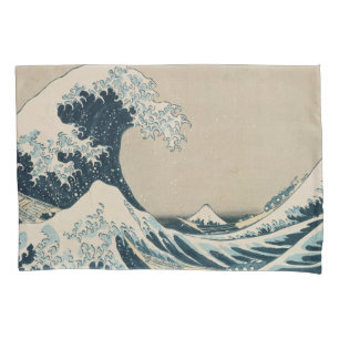 Die große Welle vor Kanagawa Kissenbezug