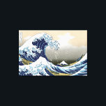 Die große Welle vor Kanagawa Leinwanddruck<br><div class="desc">Vintage japanische Kunst The Great Wave off Kanagawa oder die Wave Leinwand Wandkunst .. atemberaubende Kunstwerke im ukiyo-e-Stil von einem großen Meister Katsushika Hokusai .. Vintage Kunst an modernen Tagesprodukten aus Zazilicious.</div>