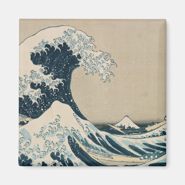 Die große Welle vor Kanagawa Magnet (Vorne)