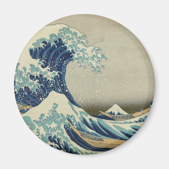 Die große Welle vor Kanagawa Magnet (Vorne)
