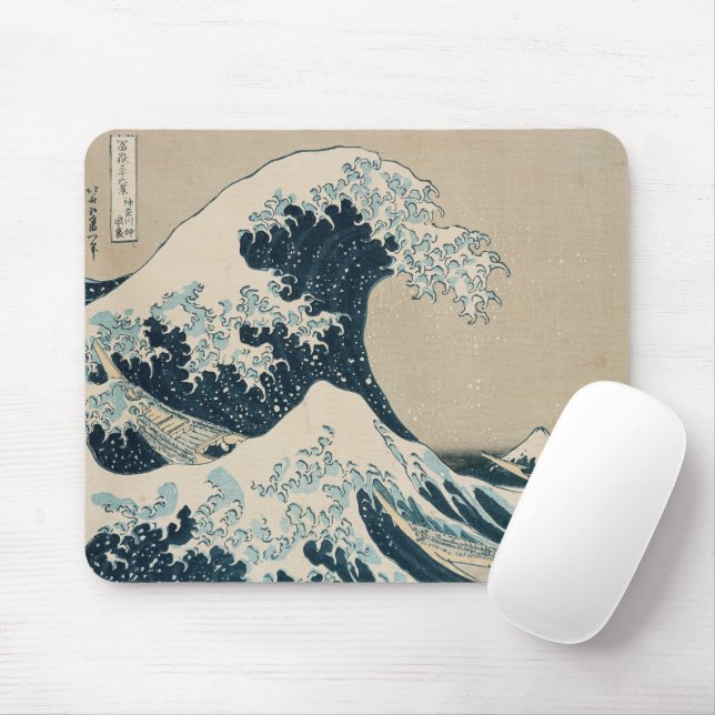 Die große Welle vor Kanagawa Mousepad (Mit Mouse)