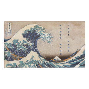Die große Welle vor Kanagawa Namenschild