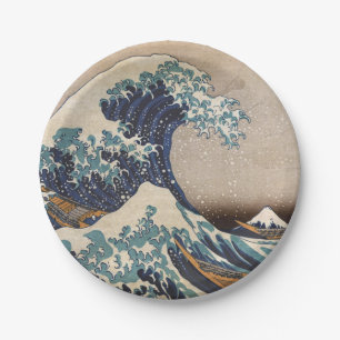 Die große Welle vor Kanagawa Pappteller