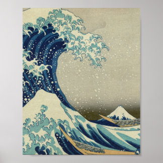 Die große Welle vor Kanagawa Poster