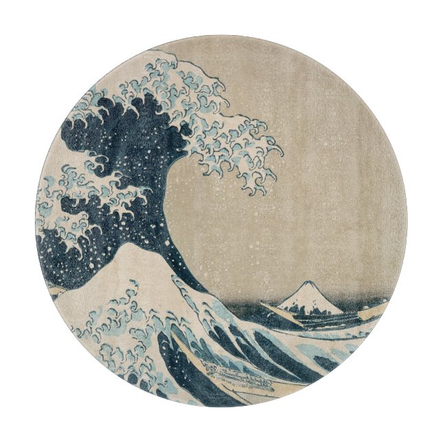 Die große Welle vor Kanagawa Schneidebrett (Vorderseite)