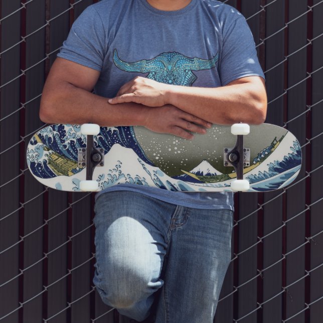 Die große Welle vor Kanagawa Skateboard (Außenbereich 3)