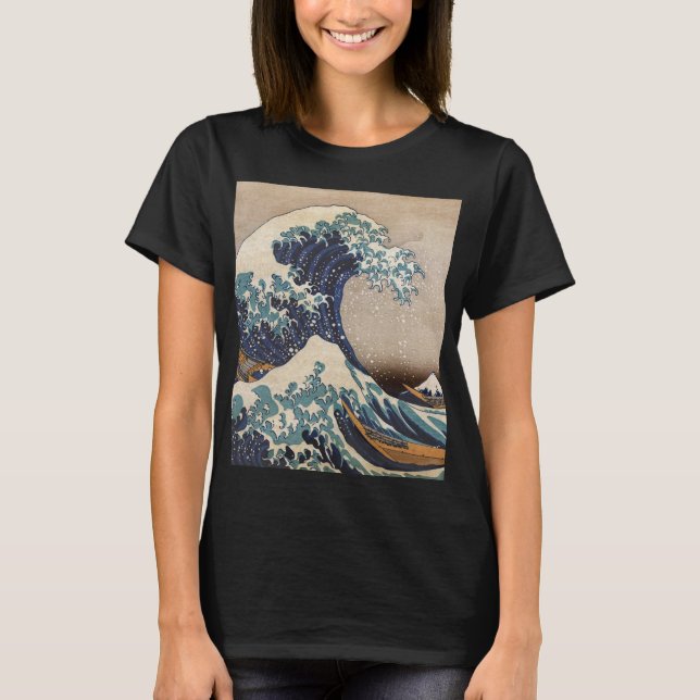 Die große Welle vor Kanagawa T-Shirt (Vorderseite)
