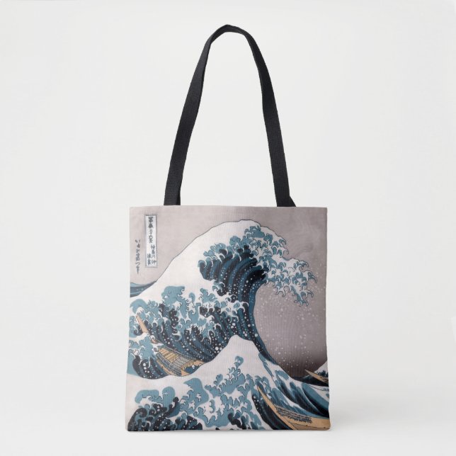 Die große Welle vor Kanagawa, Tasche (Vorderseite)