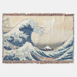 Die große Welle vor Kanagawa Ukiyo-e Japanisch Decke