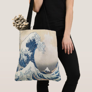 Die große Welle vor Kanagawa Ukiyo-e Japanisch Tasche