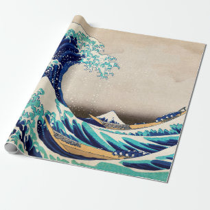 Die große Welle vor Kanagawa Vintager japanischer  Geschenkpapier