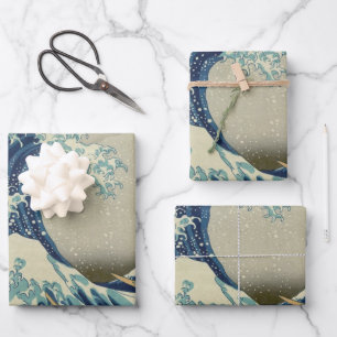 Die große Welle vor Kanagawa von Hokusai Geschenkpapier Set