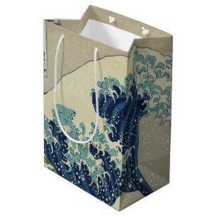 Die große Welle vor Kanagawa von Hokusai Mittlere Geschenktüte
