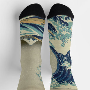 Die große Welle vor Kanagawa von Hokusai Socken