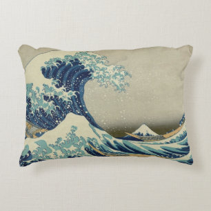 Die große Welle vor Kanagawa von Hokusai Zierkissen