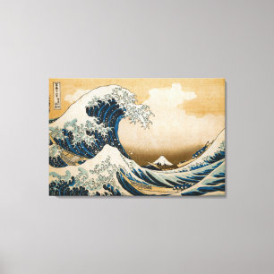 Die große Welle vor Kanagawa von Katsushika Hokusa Leinwanddruck