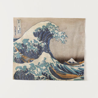Die große Welle vor Kanagawa Wandteppich