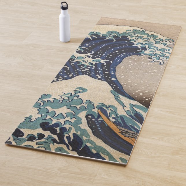 Die große Welle vor Kanagawa Yogamatte (Beispiel)