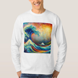 Die Große Welle, Wave off Kanagawa v4 T-Shirt