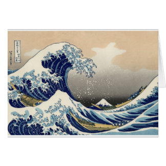 Die große Welle weg von Kanagawa