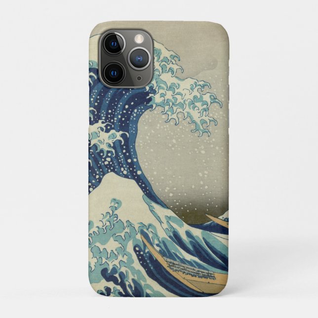 Die große Welle weg von Kanagawa Case-Mate iPhone Hülle (Rückseite)