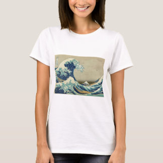 Die große Welle weg von Kanagawa durch Katsushika T-Shirt