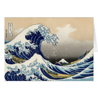 Die große Welle weg von Kanagawa-Karte