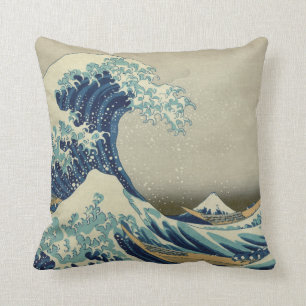 Die große Welle weg von Kanagawa Kissen